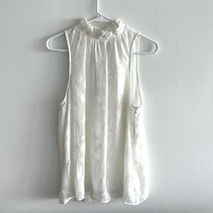 Pretty mock neck tank/blouse